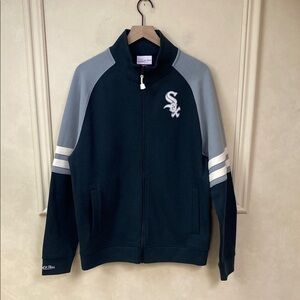 Mitchell & Ness Chicago White Sox Black and Gray Jacket